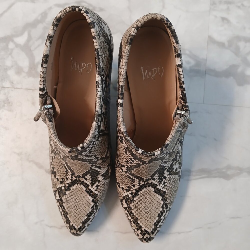 Impo Faux Snakeskin Booties 8.5 - Picture 3 of 5